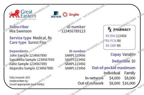 Singapore health insurance card
